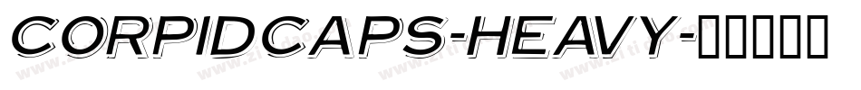 CorpidCaps-Heavy字体转换