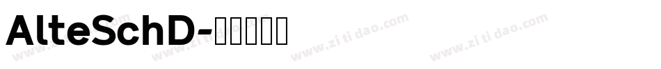 AlteSchD字体转换