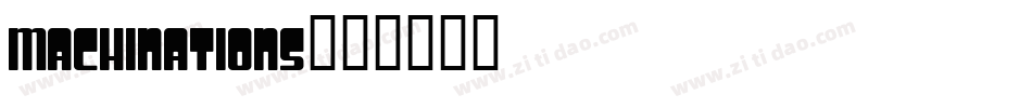 Machinations字体转换