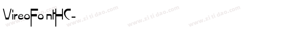 VireoFontHC字体转换
