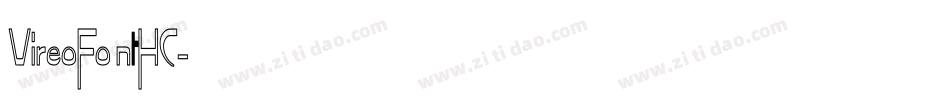 VireoFontHC字体转换