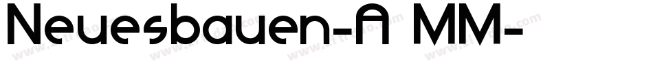 Neuesbauen-A6MM字体转换