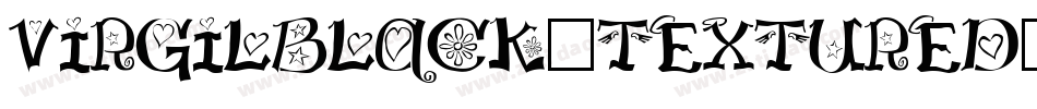 VIRGILBLACK-TEXTURED字体转换