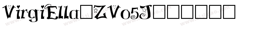 VirgiElla-ZVo5J字体转换