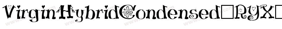 VirginHybridCondensed-RYX3字体转换