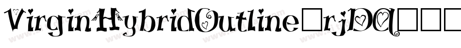 VirginHybridOutline-rjDA字体转换