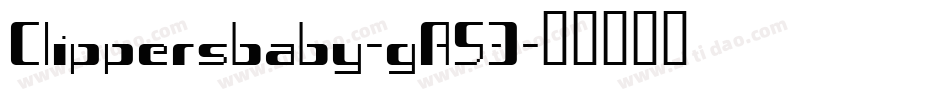 Clippersbaby-gA53字体转换