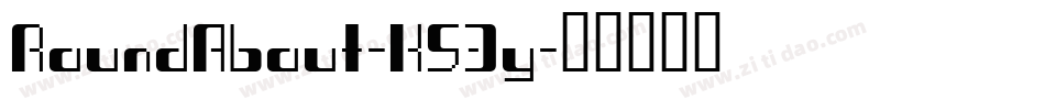 RoundAbout-K53y字体转换