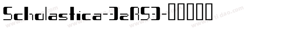 Scholastica-3zR53字体转换