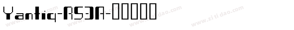 Yantiq-R53A字体转换