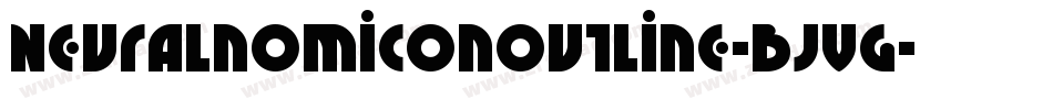 NeuralnomiconOutline-BJVG字体转换