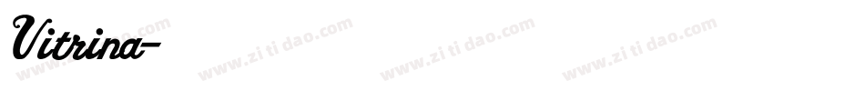 Vitrina字体转换