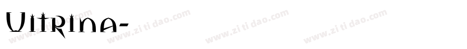 Vitrina字体转换
