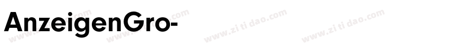 AnzeigenGro字体转换