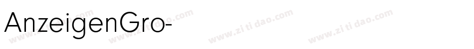 AnzeigenGro字体转换