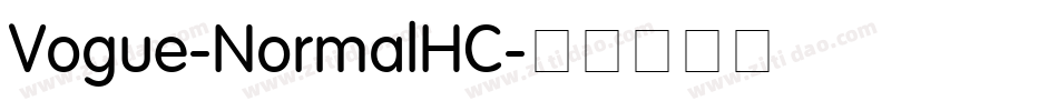 Vogue-NormalHC字体转换