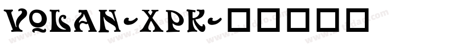 Volan-XpK字体转换