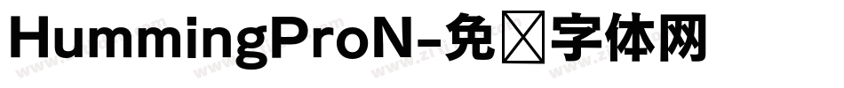 HummingProN字体转换