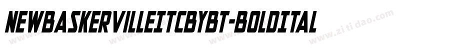NewBaskervilleITCbyBT-BoldItal字体转换