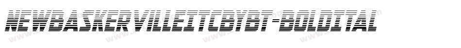 NewBaskervilleITCbyBT-BoldItal字体转换