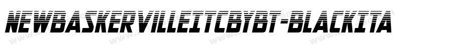 NewBaskervilleITCbyBT-BlackItal字体转换