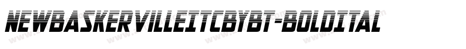 NewBaskervilleITCbyBT-BoldItal字体转换