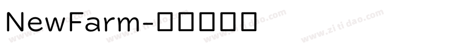 NewFarm字体转换