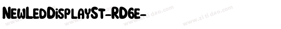 NewLedDisplaySt-RD6e字体转换