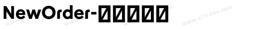 NewOrder字体转换