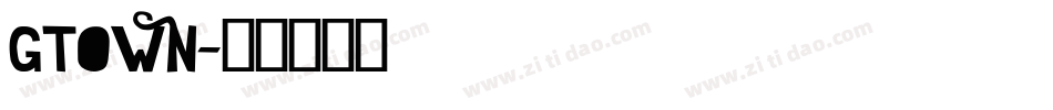 Gtown字体转换