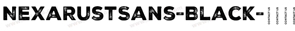 NexaRustSans-Black字体转换
