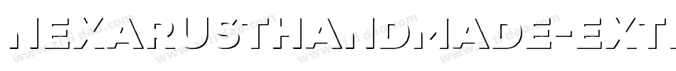 NexaRustHandmade-Extended字体转换