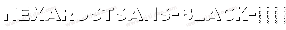 NexaRustSans-Black字体转换