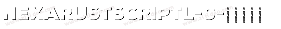 NexaRustScriptL-0字体转换