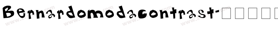 Bernardomodacontrast字体转换