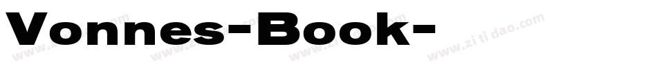 Vonnes-Book字体转换