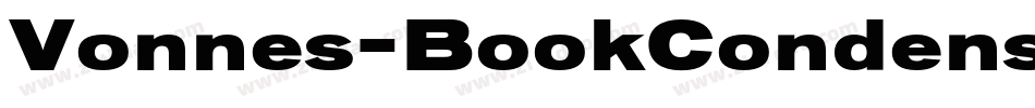 Vonnes-BookCondensed字体转换