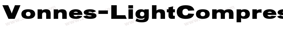 Vonnes-LightCompressed字体转换