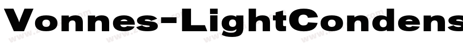 Vonnes-LightCondensed字体转换