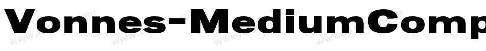 Vonnes-MediumCompressed字体转换