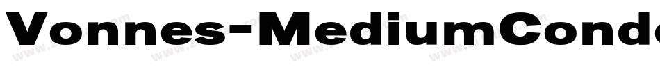 Vonnes-MediumCondensed字体转换