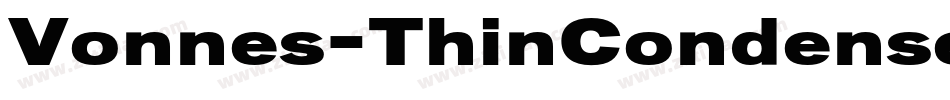 Vonnes-ThinCondensed字体转换