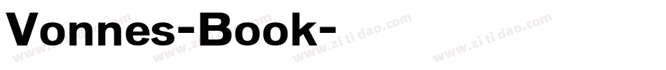 Vonnes-Book字体转换