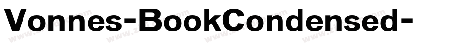 Vonnes-BookCondensed字体转换
