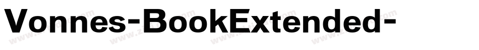Vonnes-BookExtended字体转换