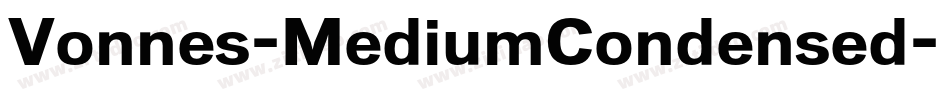 Vonnes-MediumCondensed字体转换