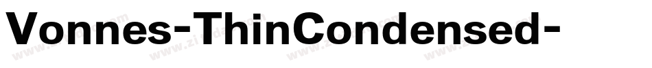Vonnes-ThinCondensed字体转换