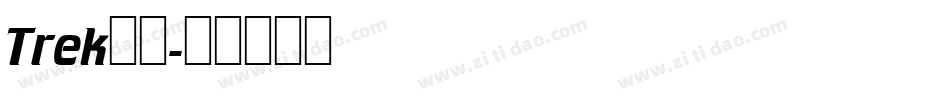 Trek字体字体转换