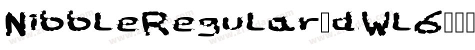 NibbleRegular-dWl6字体转换