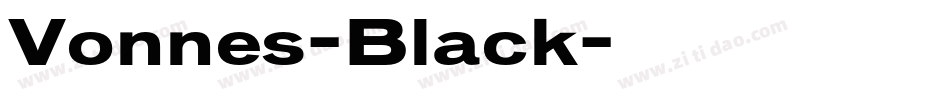 Vonnes-Black字体转换